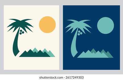 Beach Vibe Poster for Summer Events and Coastal Themes