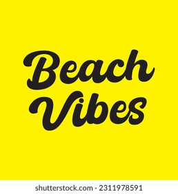 Vibes de playa - lemas divertidos motivacionales en los eps vectoriales. Bien por imprimir prensa, regalos, camisas, tazas, afiches. Cita de verano.