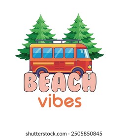 Beach Vibes T shirt Design