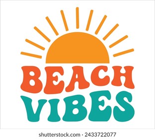 Beach Vibes T-shirt, Happy Summer Day T-shirt, Happy Summer Day svg,Hello Summer Svg,summer Beach Vibes Shirt, Vacation, Cut File for Cricut 