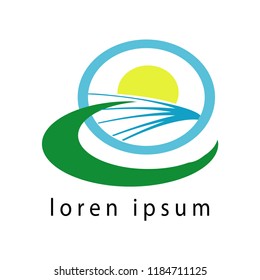 Beach View Vector Templates ready to be used for real estate tourism companies etc. Vector illustration downloads at eps10