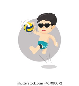 Beach Volley Ball Player