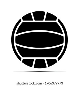 Beach volleyball ball vector flat icons on a transparent background