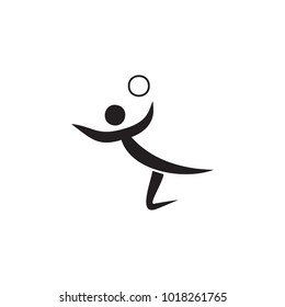 Beach volleyball icon. Elements of sportsman icon. Premium quality graphic design icon. Signs and symbols collection icon for websites, web design, mobile app on white background