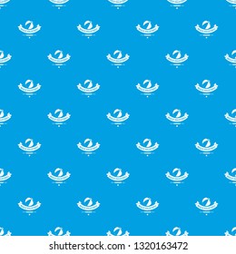 Beach volleyball pattern vector seamless blue repeat for any use