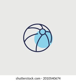 beach volleyball vector icon sport