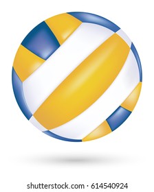 beach volleyball vector  on a white background 