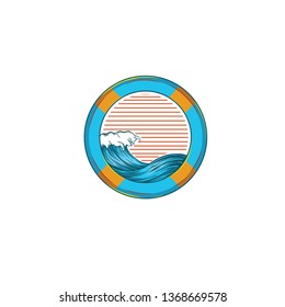 Beach Wear Vector Logo