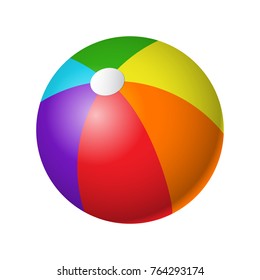 Beachball - Modern Vector Realistic Isolated Object