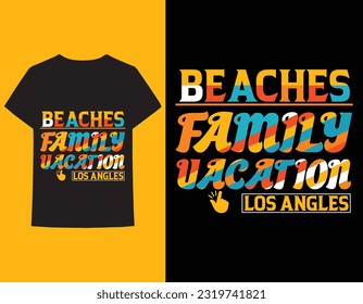 Beaches t-shirt design vector art, beaches vector elements