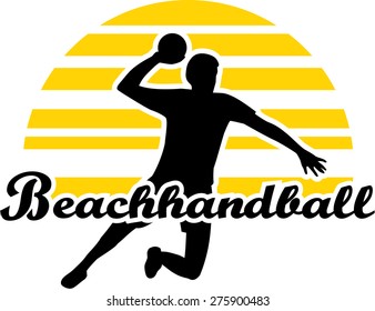 Beachhandball Player