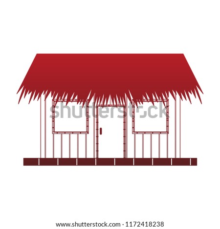 Beack kiosk stand red lines