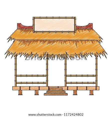 Beack kiosk stand scribble