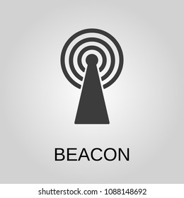 Beacon icon. Beacon symbol. Flat design. Stock - Vector illustration