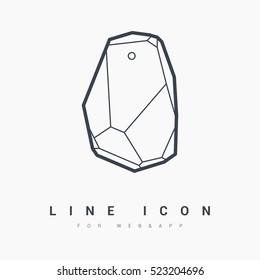 beacon isolated minimal icon. home radar graph line vector icon for websites and mobile minimalistic flat design. 