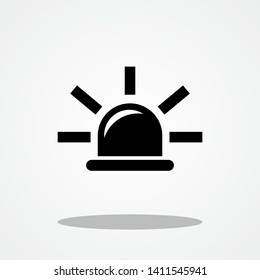 Beacon Light Icon with Gray Shadow