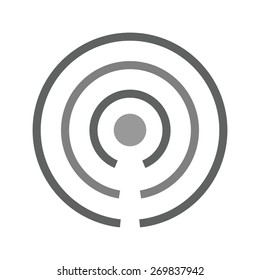 Beacon, signals, internet icon vector image. Can also be used for communication, connection, technology. Suitable for web apps, mobile apps and print media.