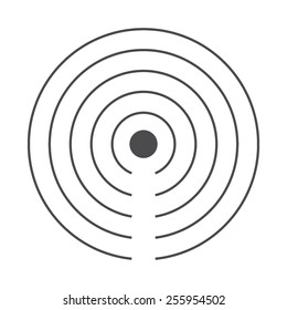 Beacon vector image to be used in web applications, mobile applications and print media.