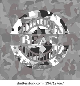 Bead on grey camouflage pattern