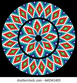 Beaded Circle Pattern