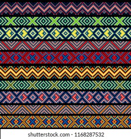 Beading design, tribal design, tribal beads, bead necklace, african beads, ethnic seamless pattern, embroidery cross, squares, diamonds, chevrons. 