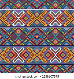 Beading design, tribal design, tribal beads, bead necklace, Africans beads, ethnic seamless pattern, embroidery vector, squares, diamonds, chevrons.