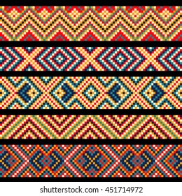 Beading design, tribal design, tribal beads, bead necklace, african beads, ethnic seamless pattern, embroidery cross, squares, diamonds, chevrons. Beads, bracelet, ribbon, lace, bead weaving.