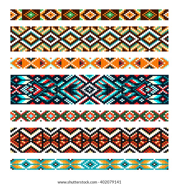 Beading Design Tribal Design Tribal Beads Stock Vector (Royalty Free