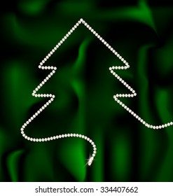 beads and Christmas tree