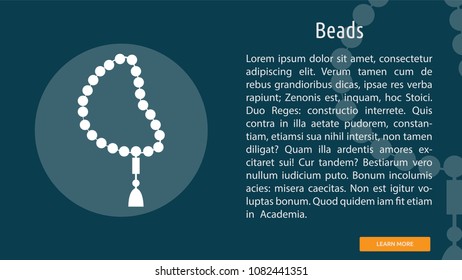 Beads Conceptual Banner