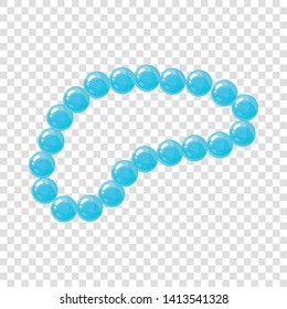 Beads icon. Cartoon illustration of beads vector icon for web design