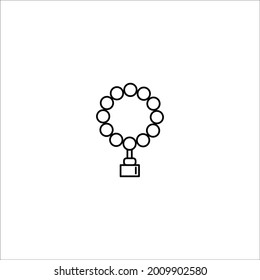 beads icon on white background