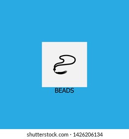 beads icon sign signifier vector