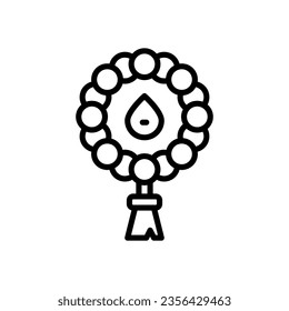 beads icon for your website, mobile, presentation, and logo design.