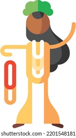 Dibujo de material de elementos de diseño aislado de cuentas. Vector de fondo blanco