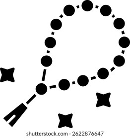 Beads Line vector Icon Design