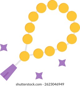 Beads Line vector Icon Design