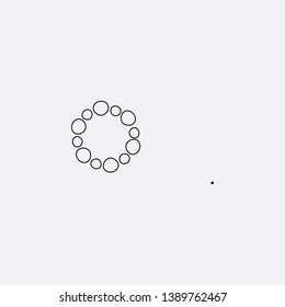 beads necklaces icon sign signifier vector