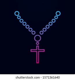 Beads nolan icon. Simple thin line, outline vector of religion icons for ui and ux, website or mobile application