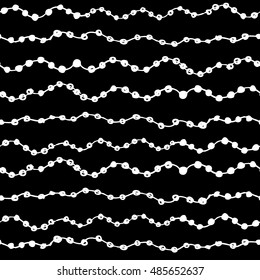 beads seamless background. Vector