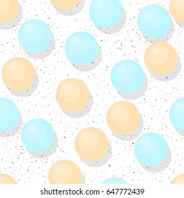 Beads seamless pattern background. Abstract cartoon circle beads for design card, invitation, t-shirt, book, banner, poster, scrapbook, album, textile fabric, garment, bag print etc. 