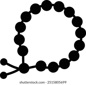 Beads Vector Icon Design Illustration