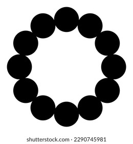material de ilustración de icono de vector de cuentas