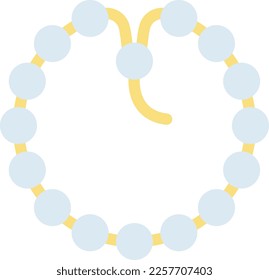 beads Vector illustration on a transparent background. Premium quality symmbols. Line Color vector icons for concept and graphic design.