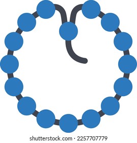 beads  Vector illustration on a transparent background. Premium quality symmbols. Glyphs vector icons for concept and graphic design. 
