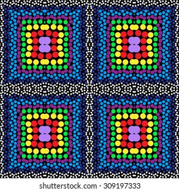 Beads vector seamless background pattern