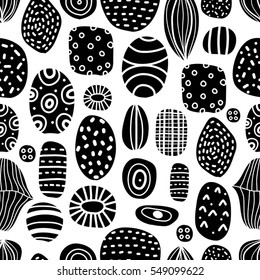 Beads. Vector seamless pattern.