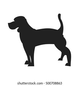 Beagle black silhouette