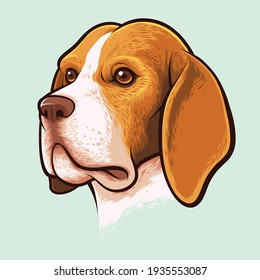 Adler-Hunde-Gesicht, Porträtmalerei
