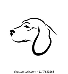 2,129 Beagle outline Images, Stock Photos & Vectors | Shutterstock